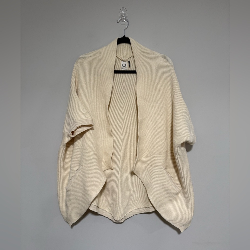 Anthropologie Akemi+Kin Cozy Open Front Shawl Cardigan One Size Minimalist